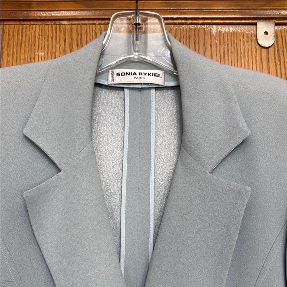 Sonia Rykiel Blue Blazer Classic Tailoring